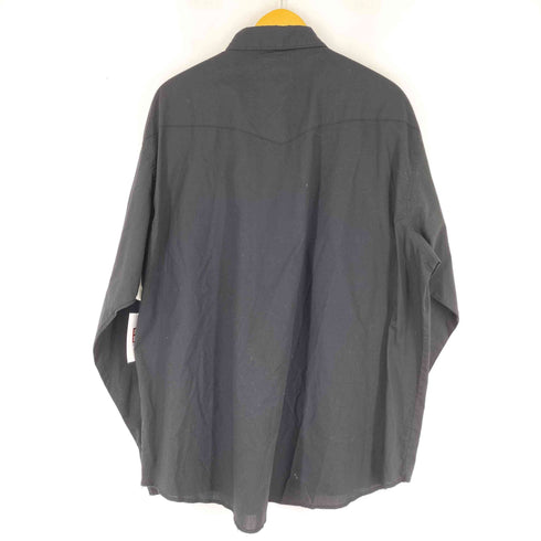 ラングラー Wrangler Long Sleeve Western Shirt(Black) メンズ import:XXL